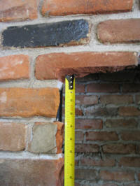 Upper Left Corner After Modification with Straight Edge